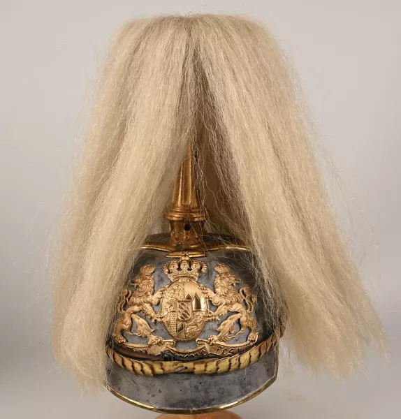 Bavarian Chevau-Leger Officers Pickelhaube zu Parade Visuel 1 principal